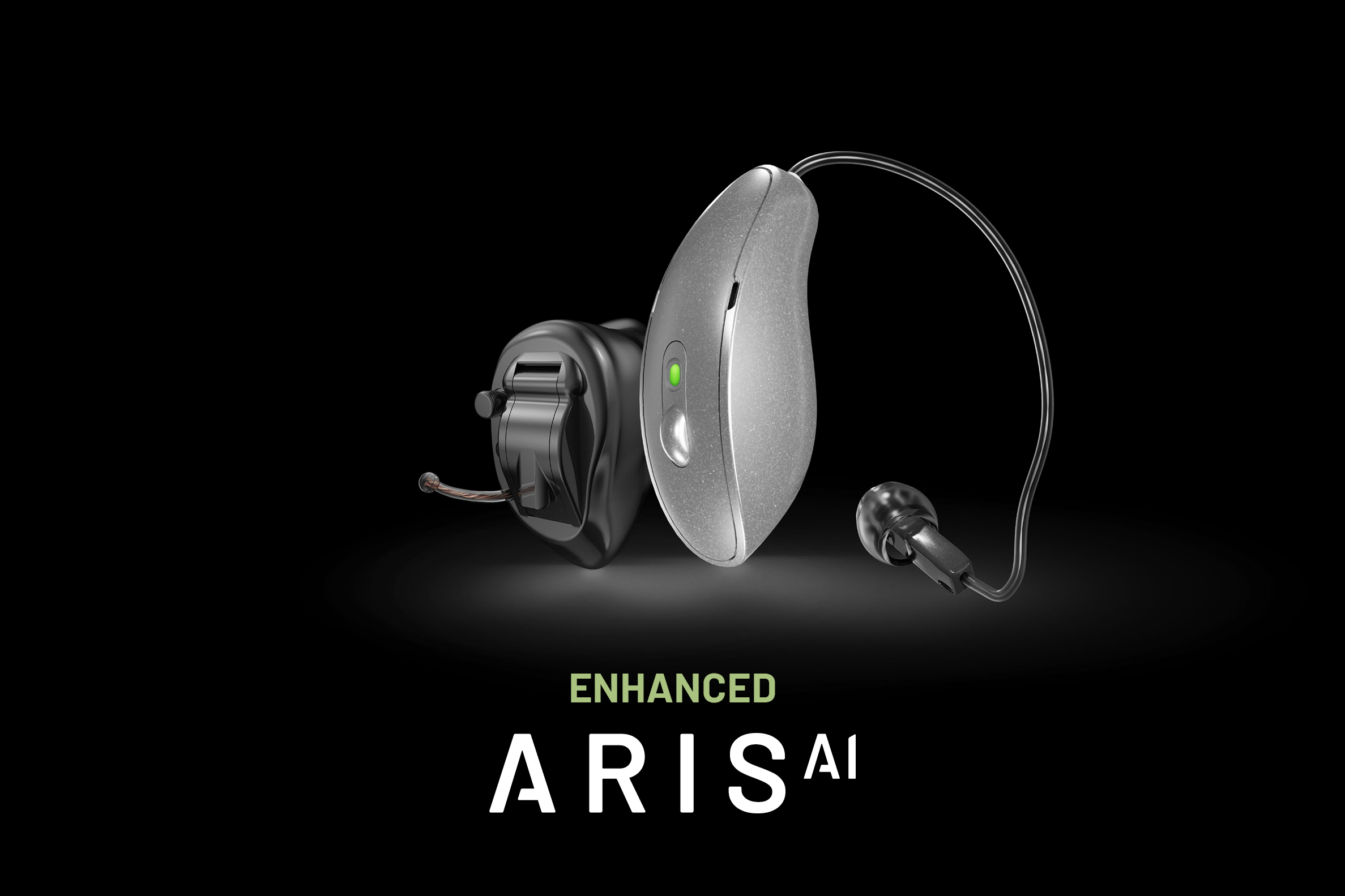 Enhanced Aris AI hearing aids.
